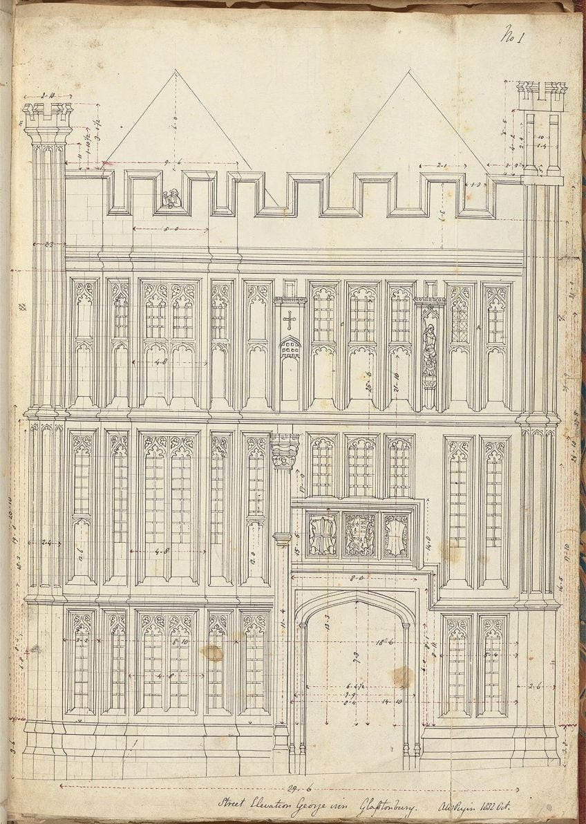 Architectural Plan for Victorian Building
