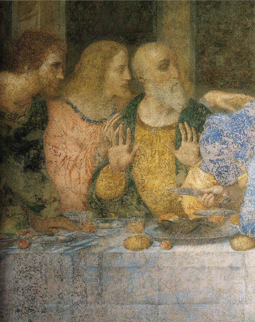 Detail of The Last Supper Original