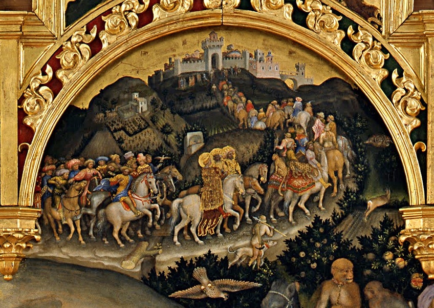 Detail of a Medieval Artwork