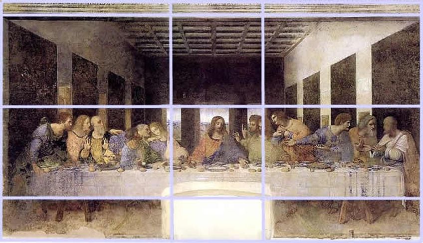 Proportions in The Last Supper Painting