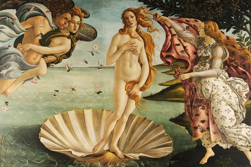 The Birth of Venus Botticelli