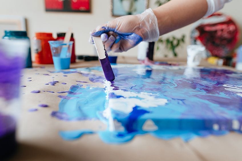 Types of Acrylic Paint Uses