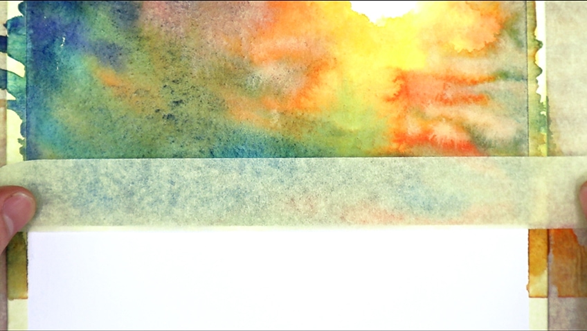 watercolor sunset 4b