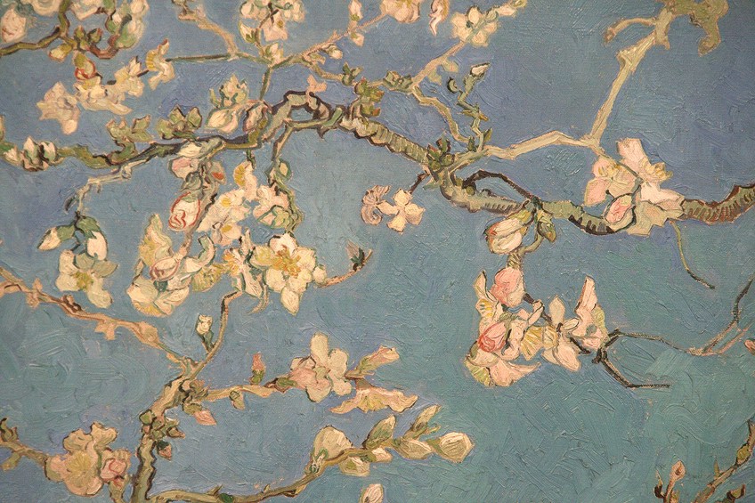 Blossom Tree Painting detail