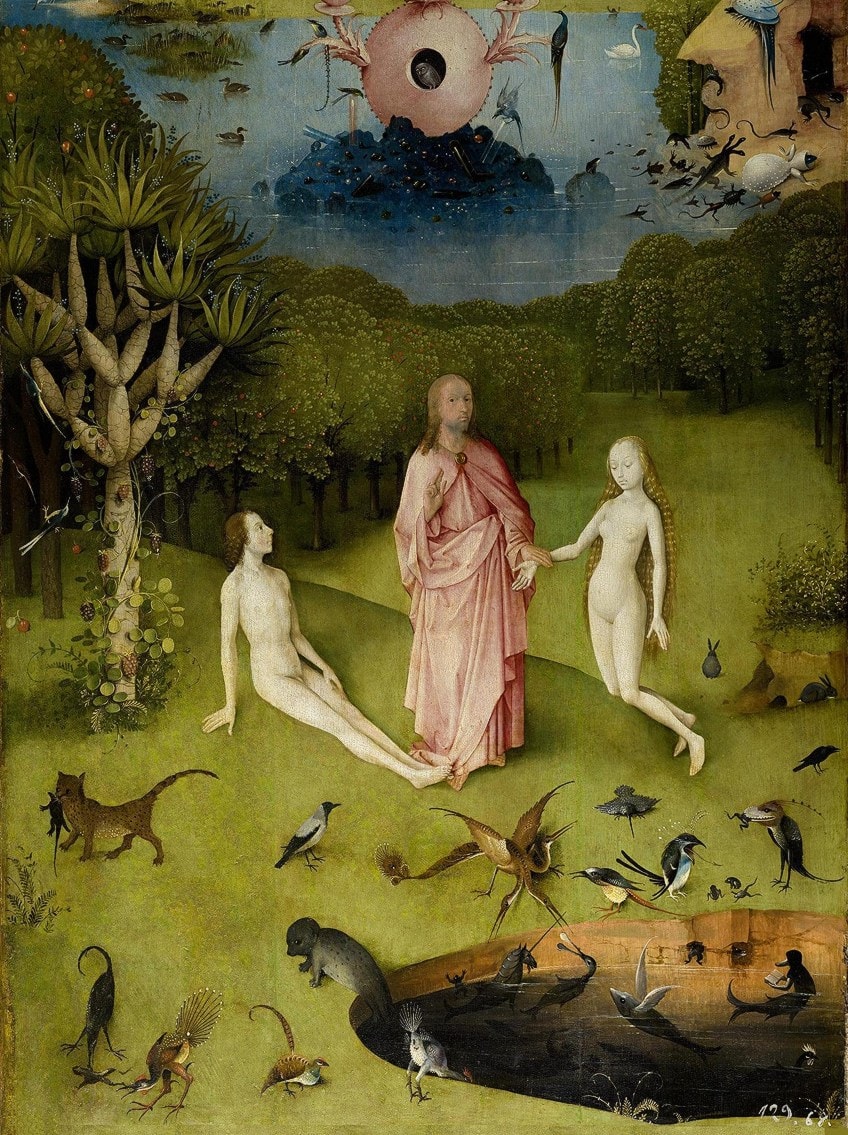 Bosch Triptych Left Panel Detail