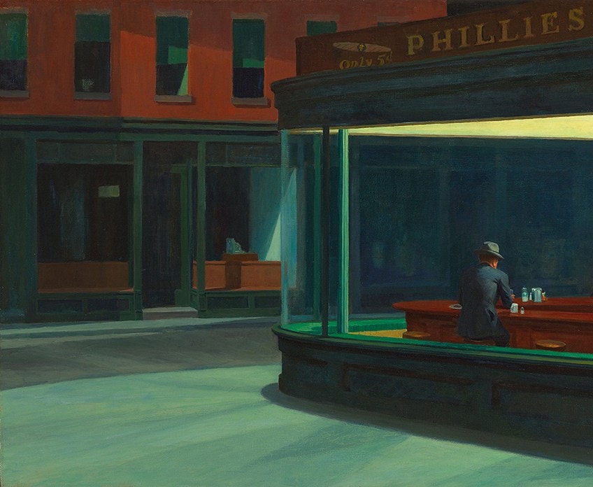 nighthawks art style