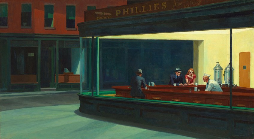 nighthawks painting cost