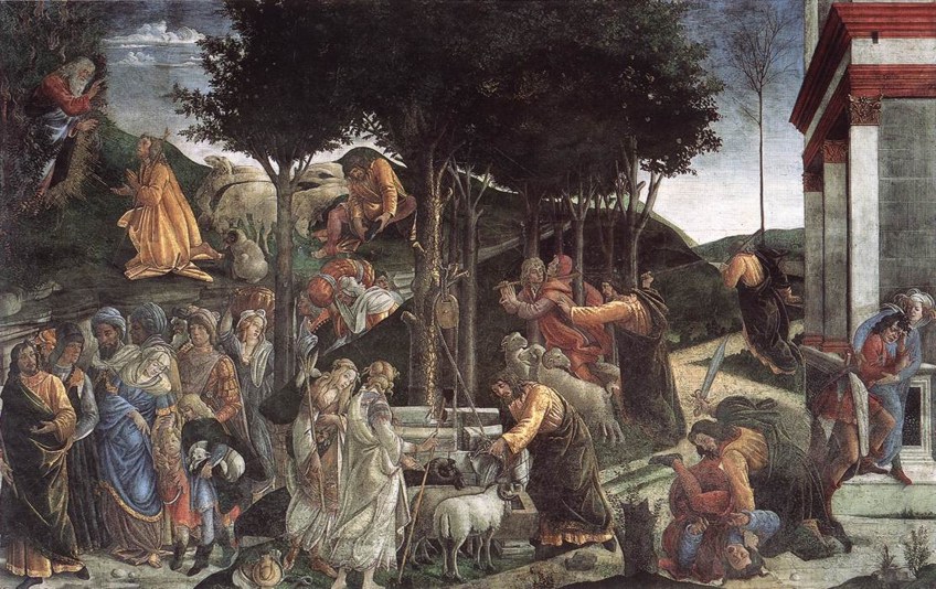 Sandro Botticelli Fresco Painting