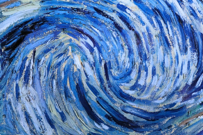 Starry Night Swirls