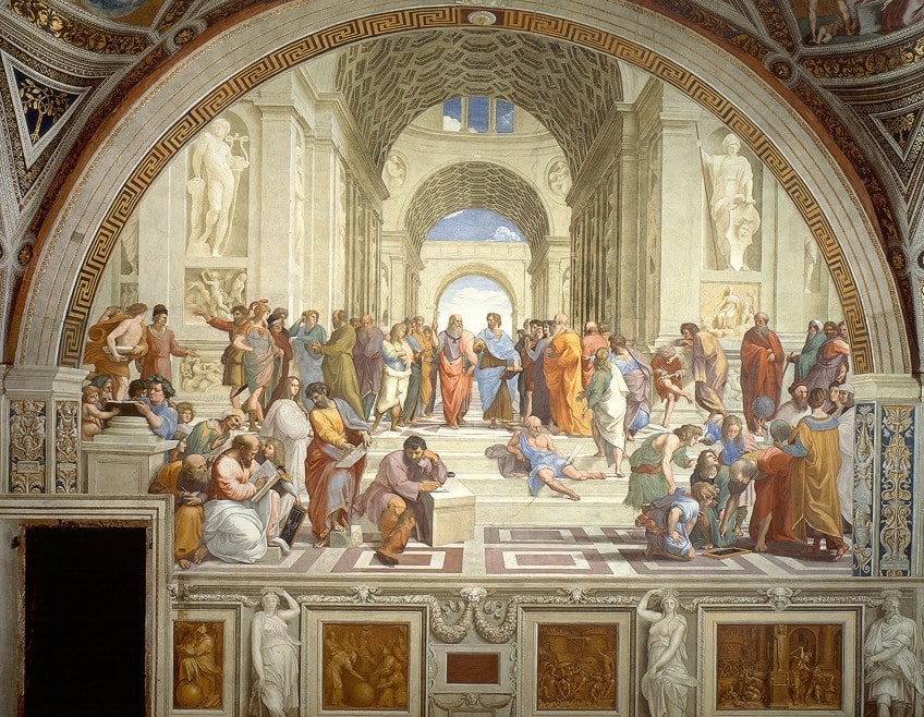 The School of Athens Painting