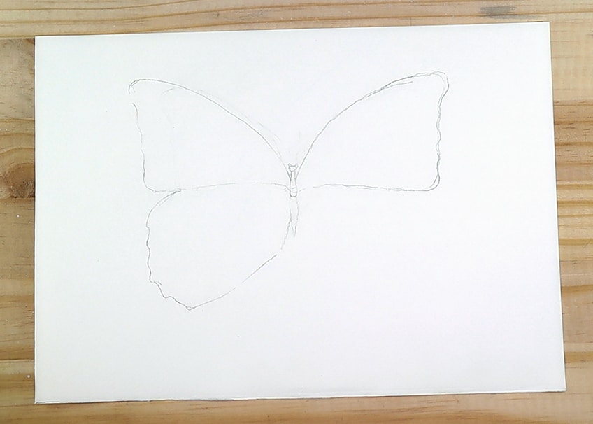 watercolor butterfly 1b