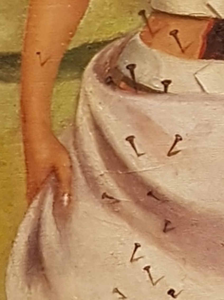 Detail of The Broken Column Painting