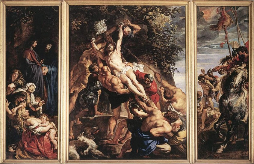 Elevation of the Cross Rubens Sketches