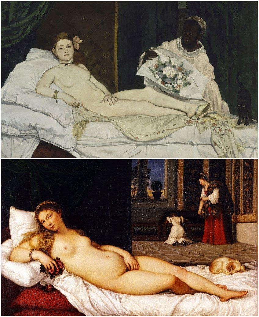 Famous Painting of Woman Lying Down