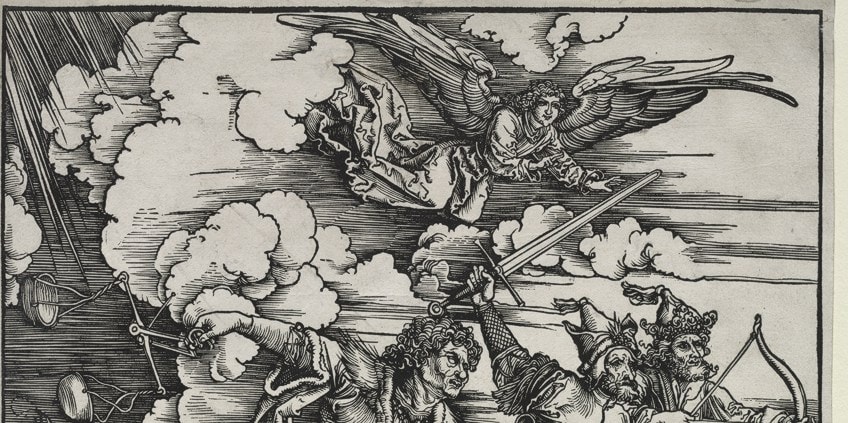 Four Horsemen of the Apocalypse Painting Detail
