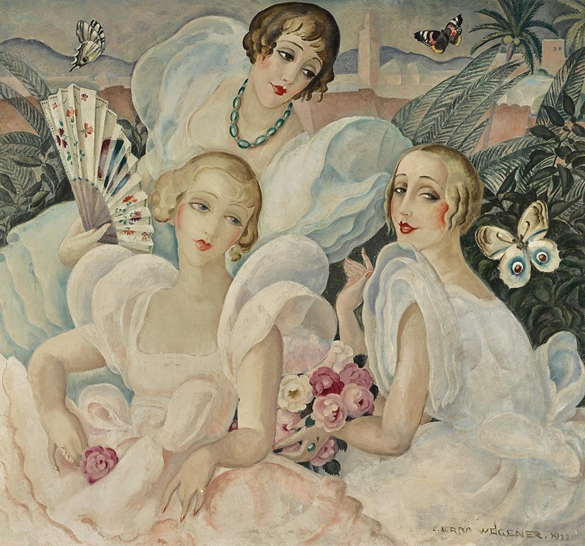 French Art Nouveau Paintings