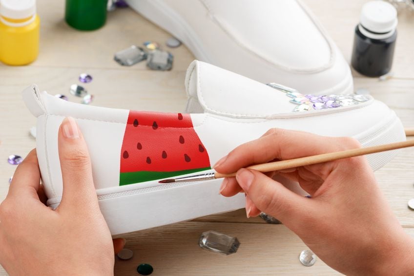 How to Paint Shoes with Acrylic Paint