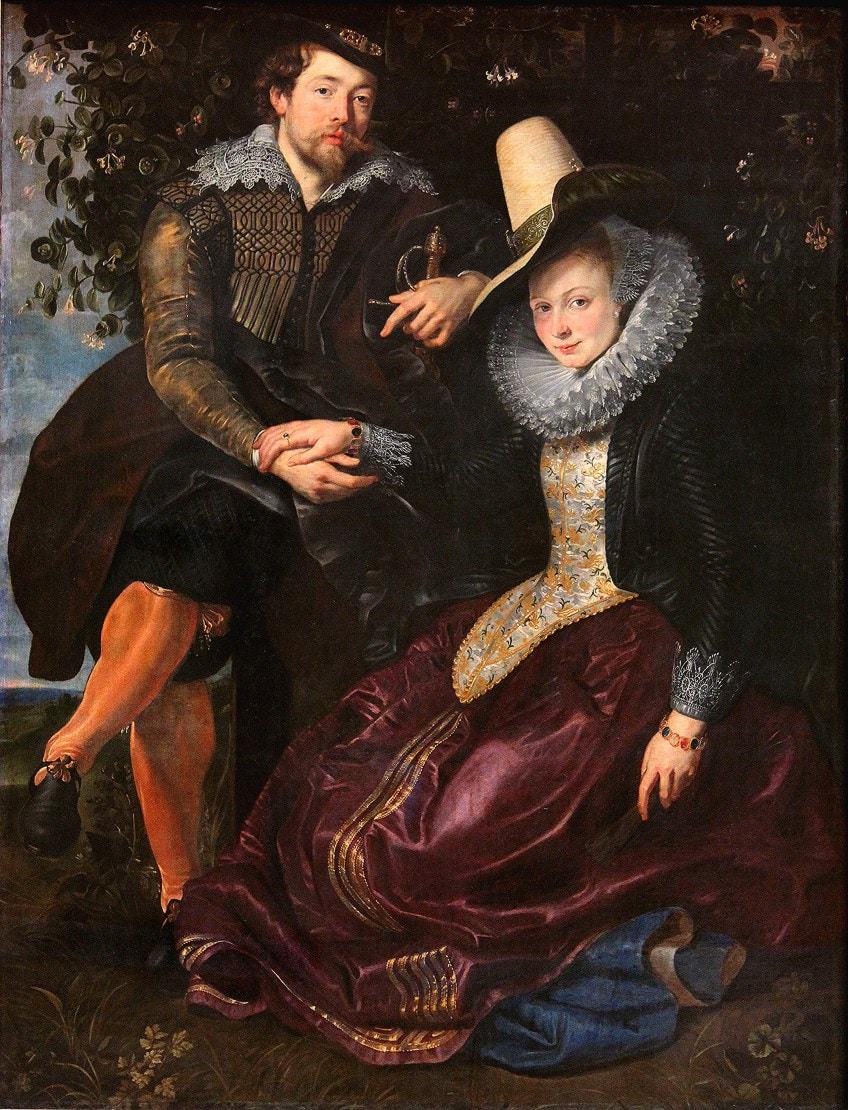 Peter Paul Rubens Paintings With His-Wife