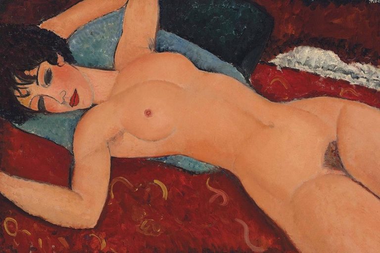 “Reclining Nude” Amedeo Modigliani – Modigliani’s Reclining Woman