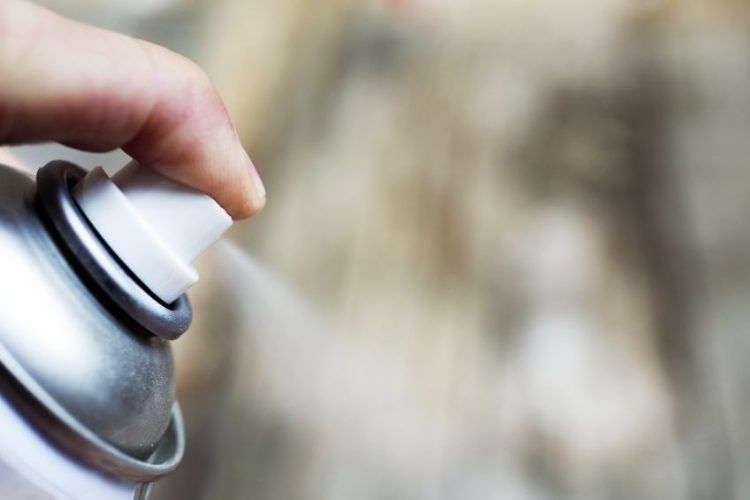 Acrylic Paint on Plastic Tips for Coating Polymers