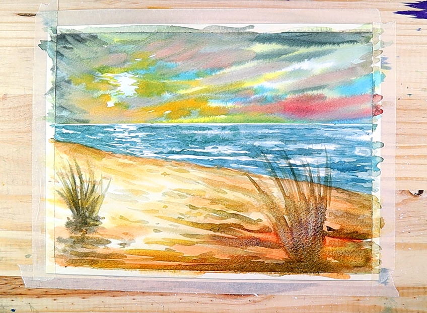beach scenery painting 18