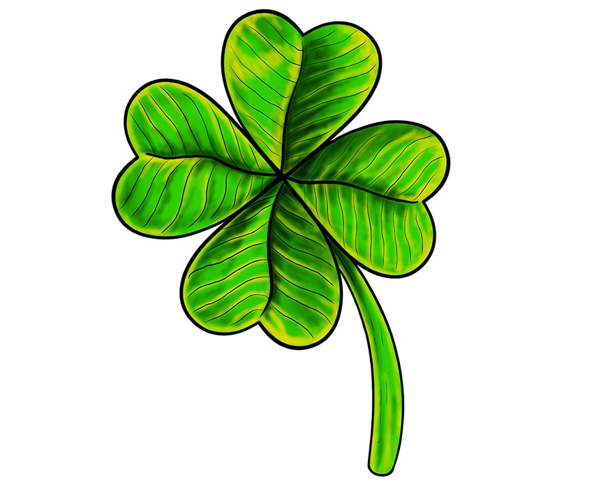 clover leaf drawing 11