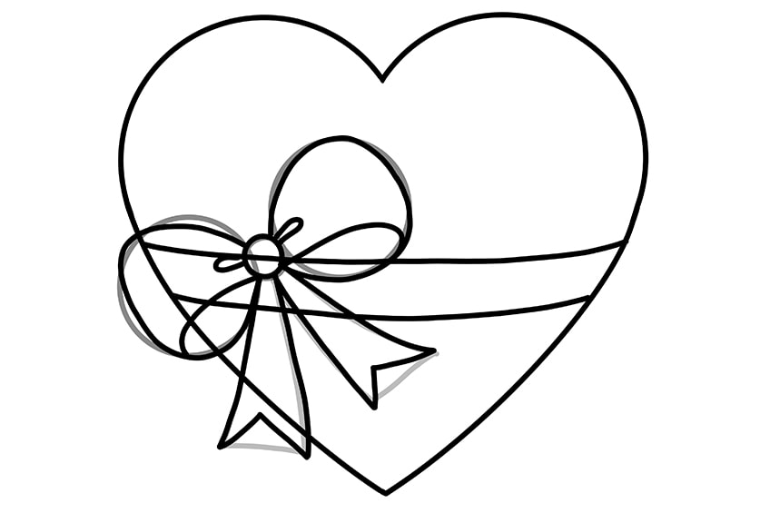 heart drawing 12