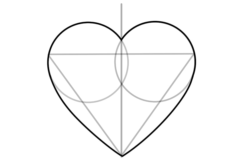 How To Draw A Love Heart Step By Step