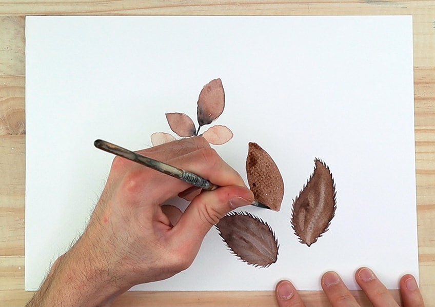 leaves painting 2d