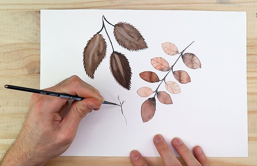 leaves painting 3a