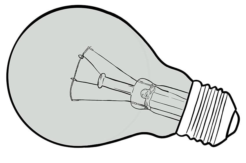 light bulb drawing 10