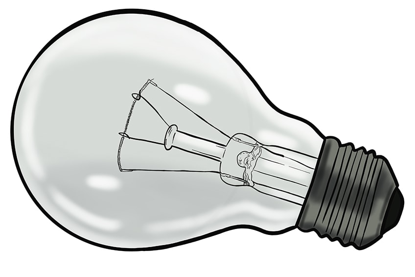 light bulb drawing 14