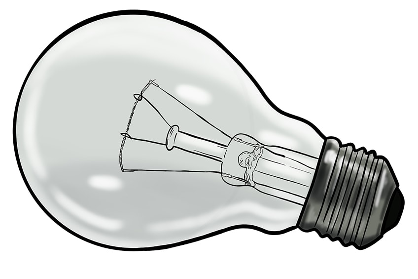 light bulb drawing 16