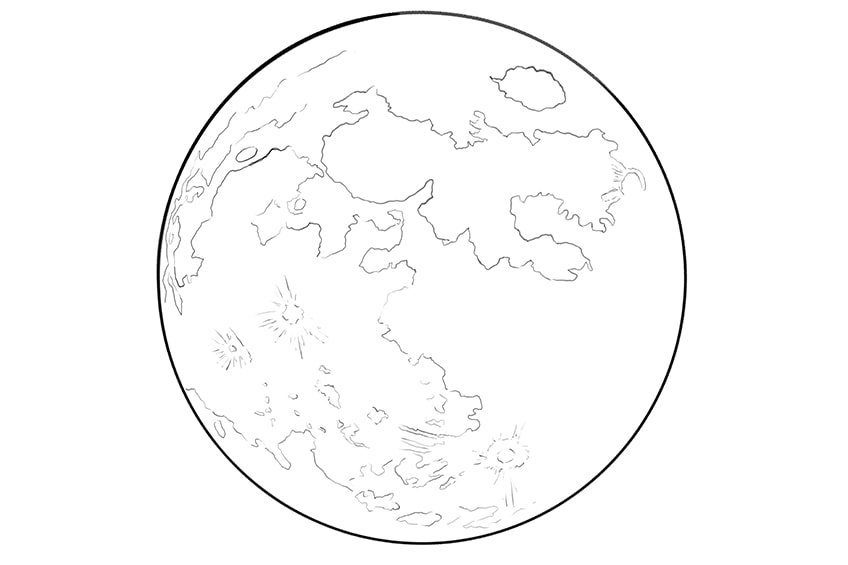 Full Moon Lunar Phase Drawing PNG, Clipart, Black And White, Blue Moon,  Circle, Clip, Computer Icons