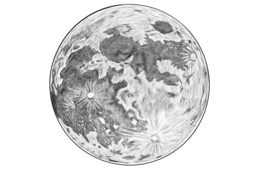 moon drawing 09