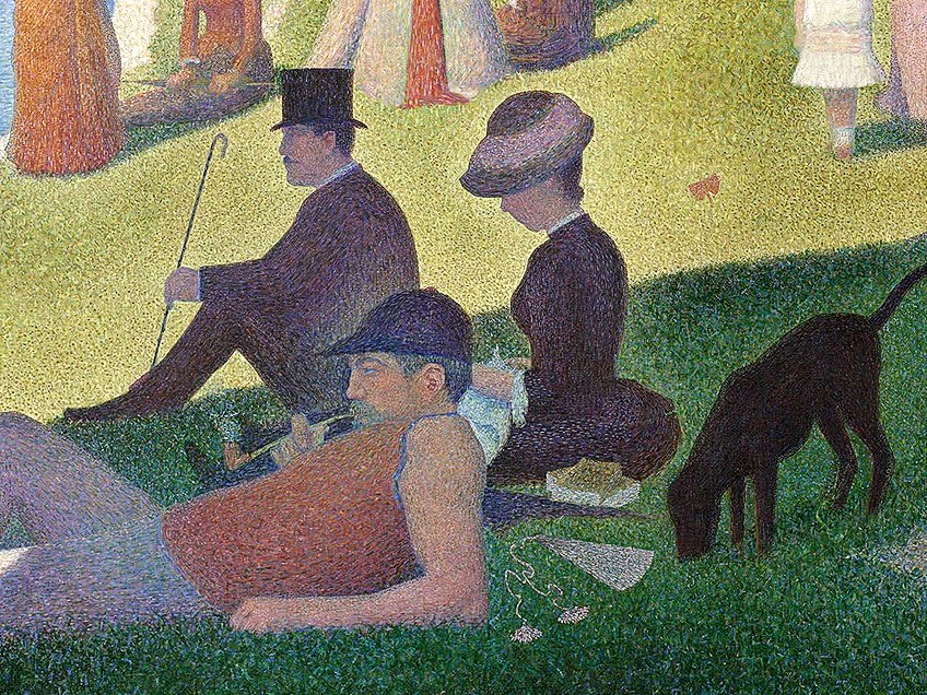 A Sunday on La Grande Jatte Detail