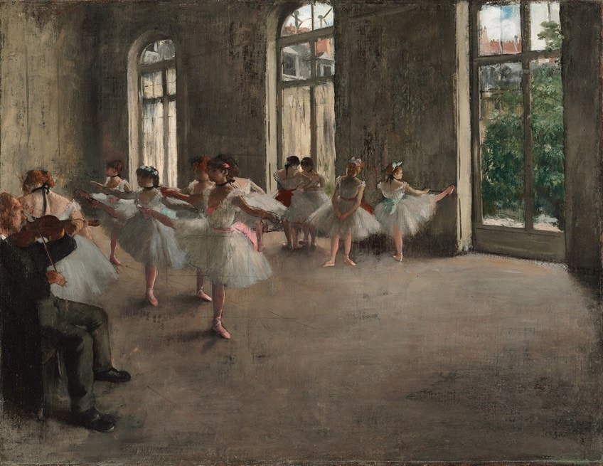 Degas Ballerina Painting