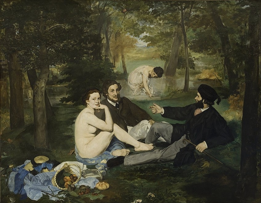 Le Déjeuner sur l'herbe Painting