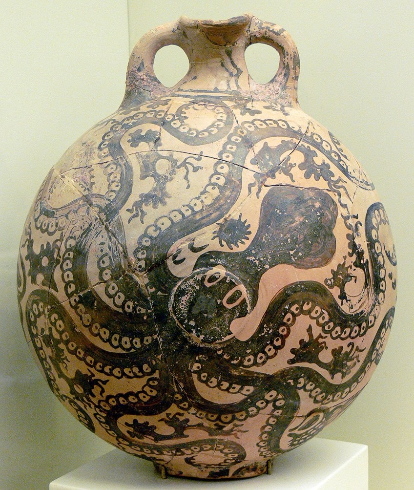 Minoan Painting on Vase
