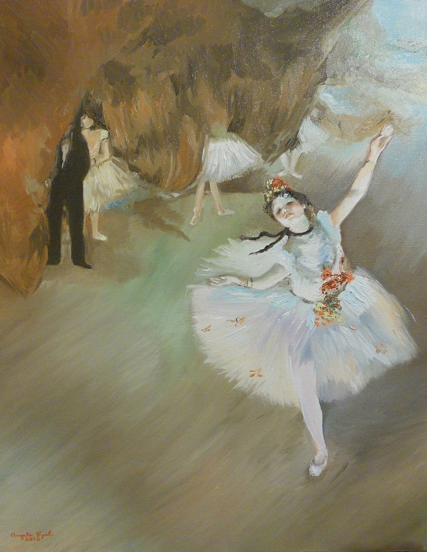 Paintings by the Ballet Class Artist