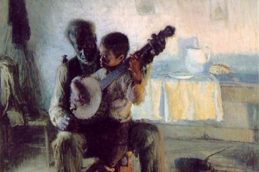 The Banjo Lesson Painting Henry Ossawa Tanner