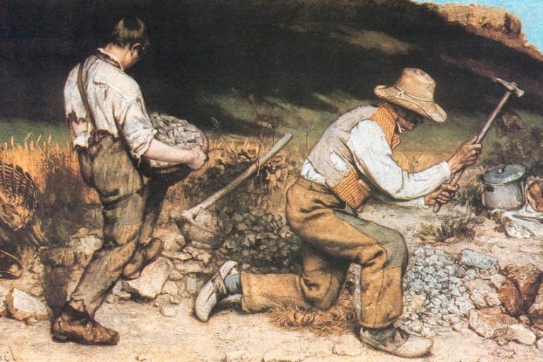 “The Stone Breakers” Gustave Courbet – A History and Analysis