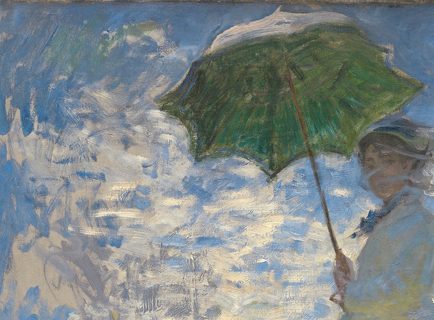 Blonde Girl with a Parasol by Claude Monet - wide 7