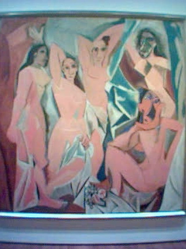 Les Demoiselles d'Avignon Picasso Painting