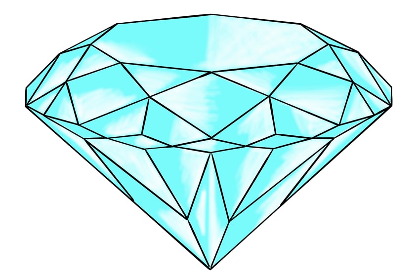 diamond drawing 13