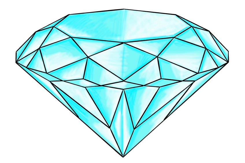 diamond drawing 14
