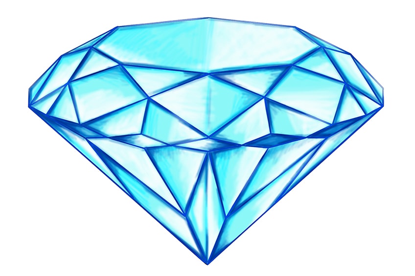 3d diamond sketch