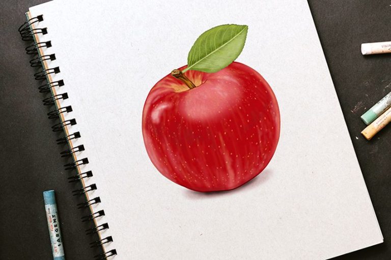 How to Draw an Apple – Our Fun Fruit Illustration Tutorial