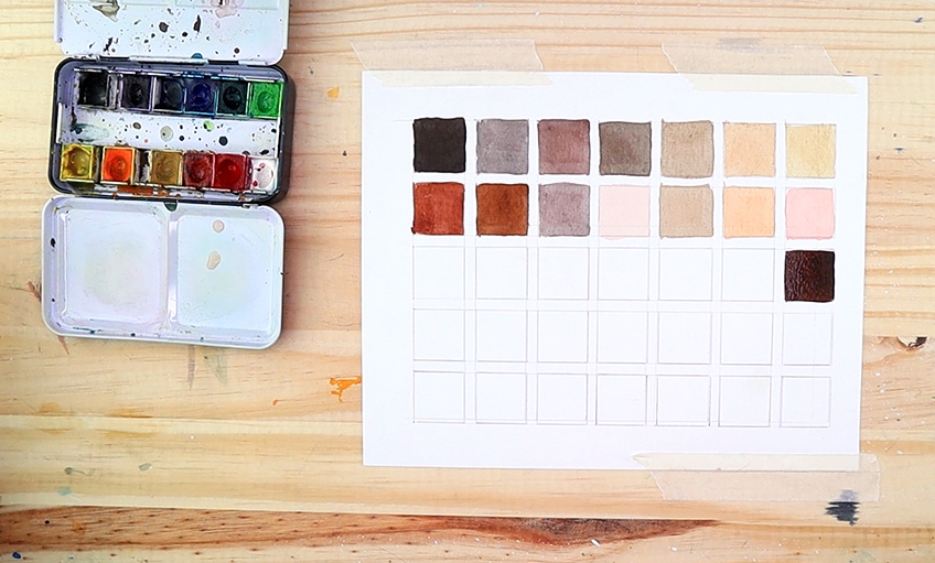 Turn Watercolor Pencils into a Paint Palette