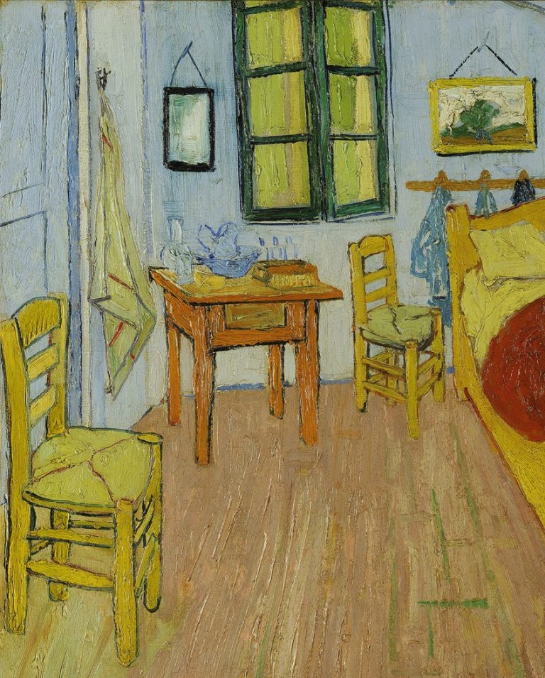 "The Bedroom in Arles" Van Gogh 3 Studies of One Interior